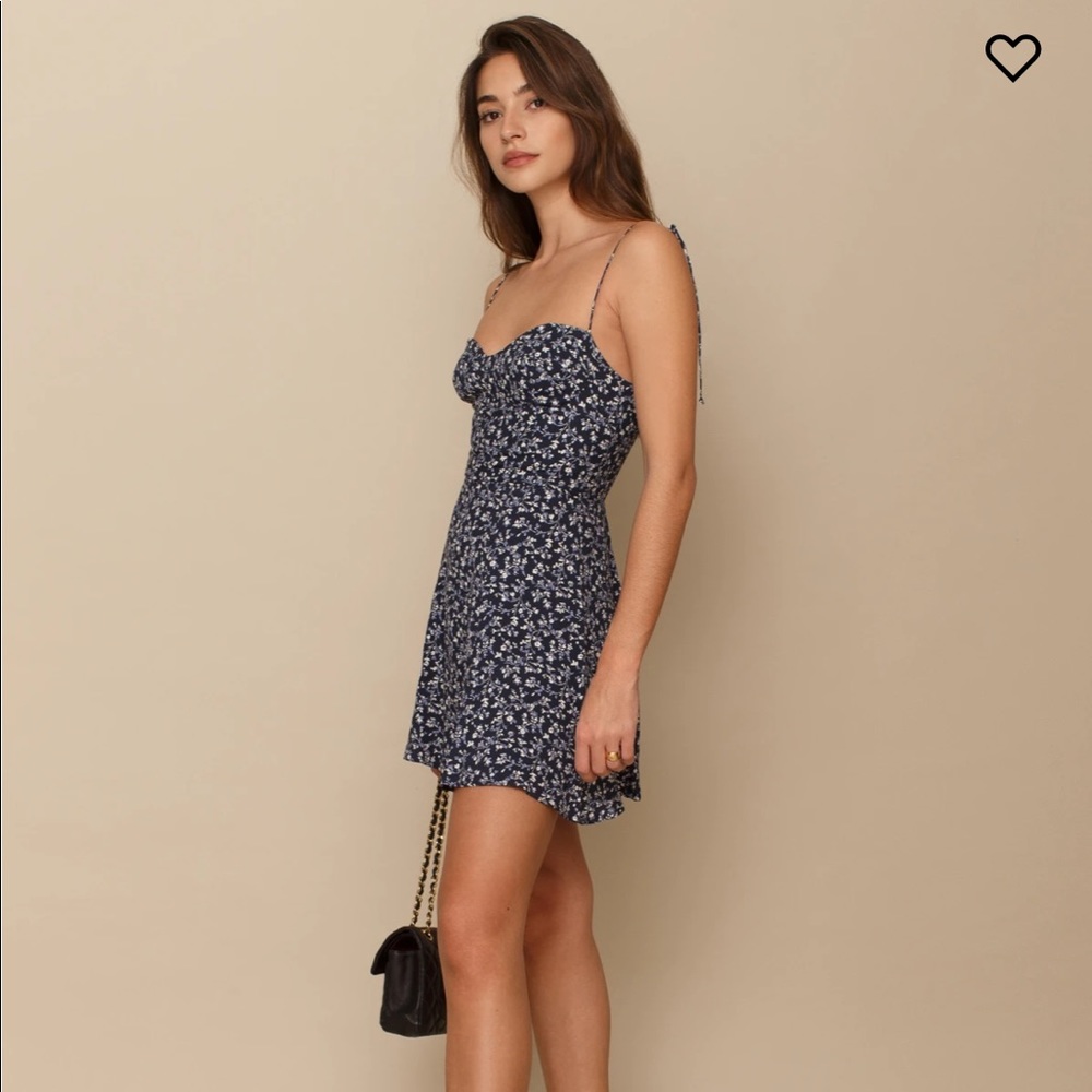 Reformation Saskia dress in Twilight (size 4)